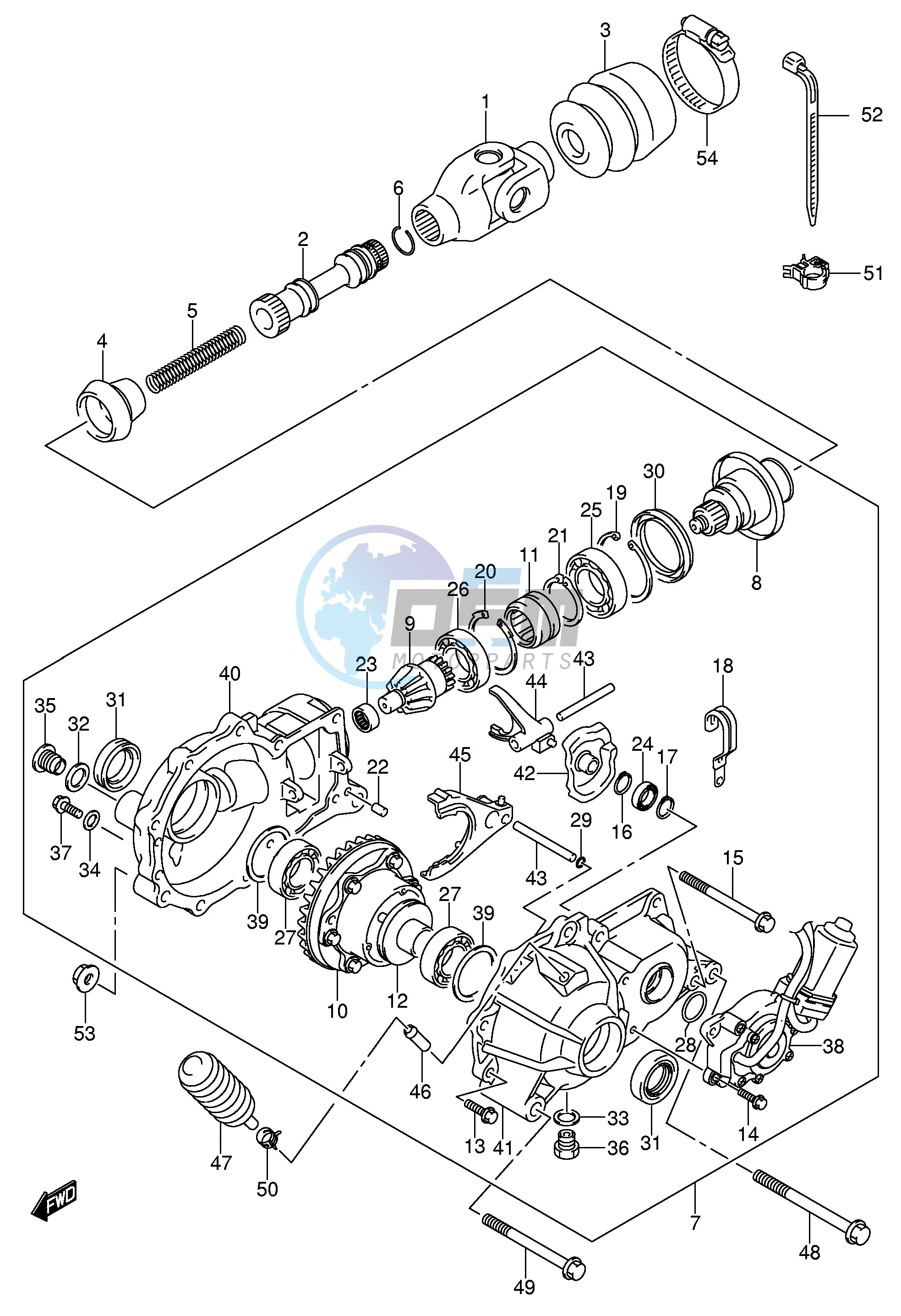 FINAL BEVEL GEAR (FRONT)