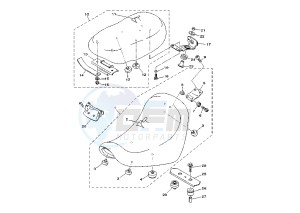 XVS DRAG STAR 250 drawing SEAT