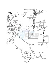 NINJA 250SL ABS BX250BGFA XX (EU ME A(FRICA) drawing Rear Master Cylinder