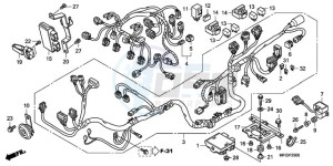 CB600F3A Australia - (U / ST) drawing WIRE HARNESS