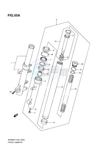 AN400Z ABS BURGMAN EU-UK drawing FRONT FORK DAMPER