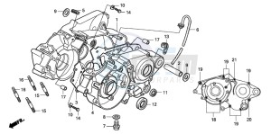 CR85RB drawing CRANKCASE