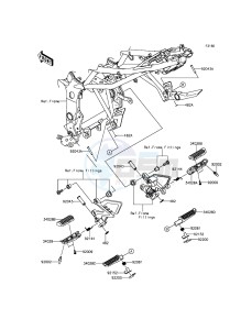 Z250SL_ABS BR250FFF XX (EU ME A(FRICA) drawing Footrests