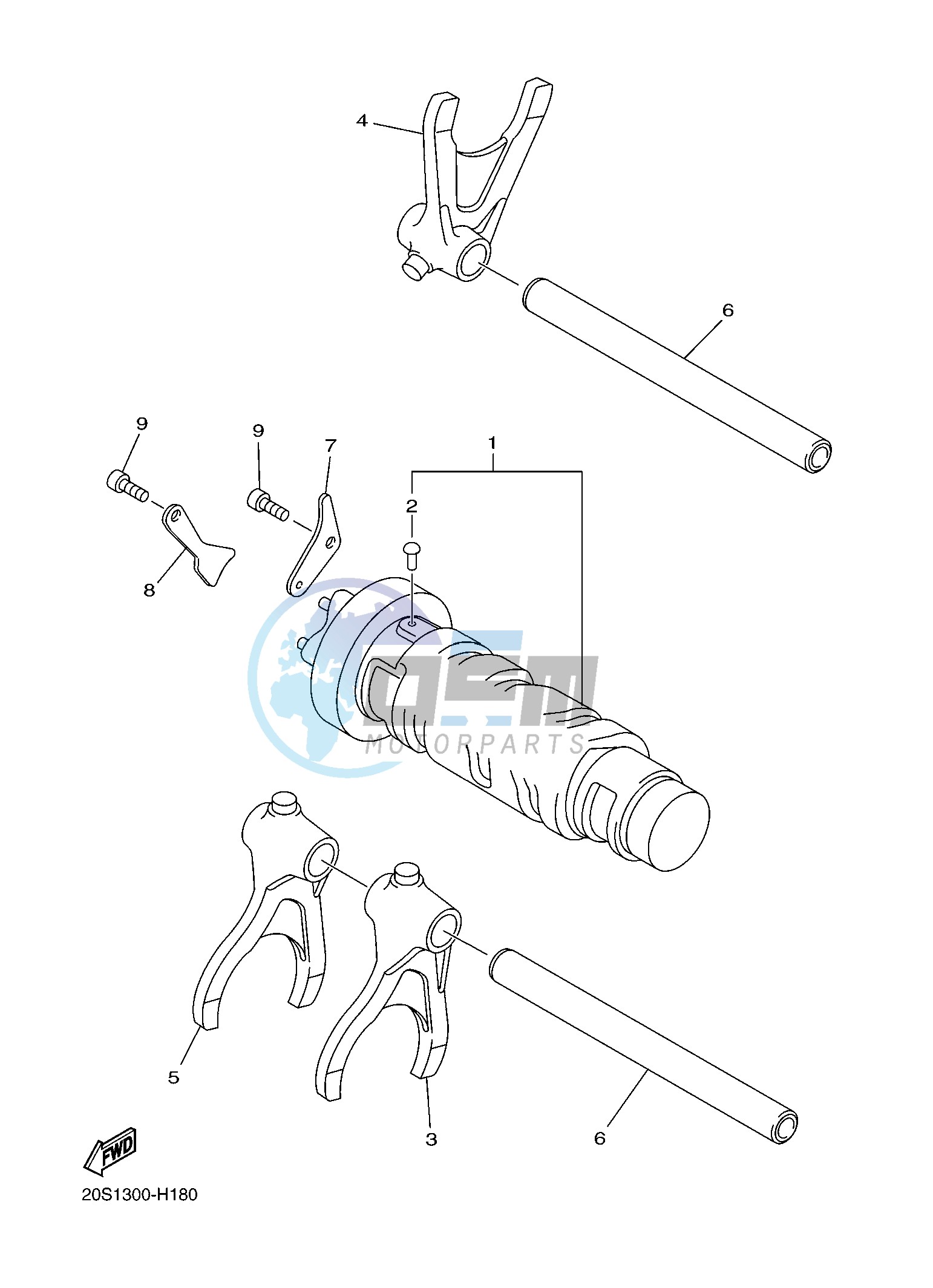 SHIFT CAM & FORK