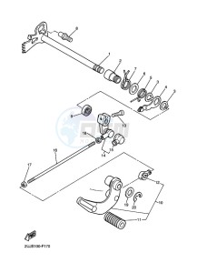 XV250 XV250M (BJP3) drawing SHIFT SHAFT