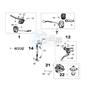 VIVA 2 CO drawing BRAKE SYSTEM BRAKE CALIPER HTG