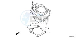 TRX420FMC drawing CYLINDER