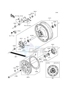 VULCAN 900 CUSTOM VN900CCFA GB XX (EU ME A(FRICA) drawing Rear Hub