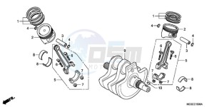 VT750C9 Europe Direct - (ED / MME) drawing CRANKSHAFT