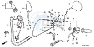 VT750CA9 Ireland - (EK / MME ST) drawing HANDLE SWITCH/CABLE