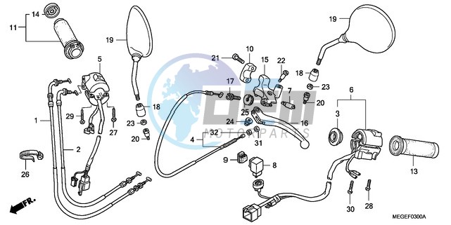 HANDLE SWITCH/CABLE