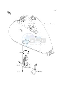 VN 900 C [VULCAN 900 CUSTOM] (7F-9FA) C8F drawing FUEL PUMP