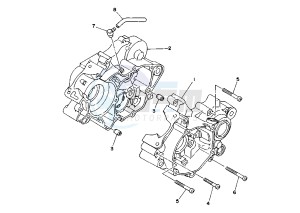 YZ N-LW 80 drawing CRANKCASE