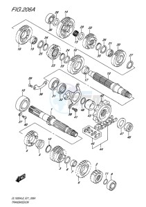 DL1000 ABS V-STROM EU drawing TRANSMISSION