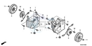 GL18009 France - (F / CMF) drawing COOLING FAN