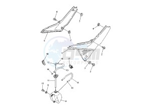 XT X 660 drawing SIDE COVERS