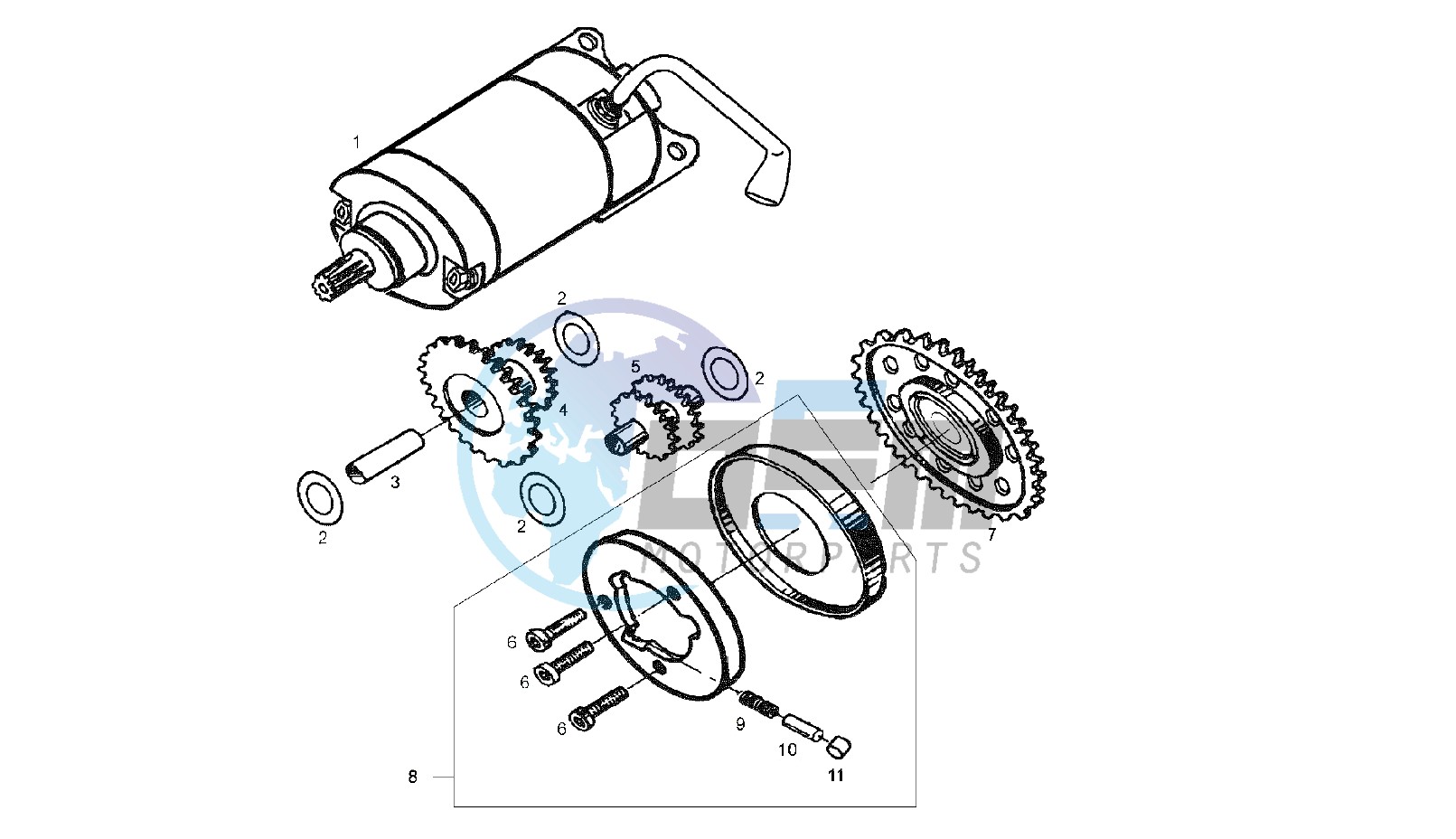 STARTING MOTOR