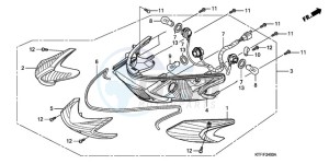 SH1259 E / 3E drawing REAR COMBINATION LIGHT