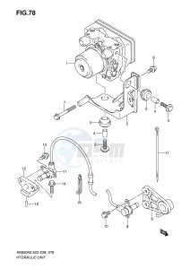 AN650 (E3-E28) Burgman drawing HYDRAULIC UNIT (AN650AK6 AK7 AK8 AK9 AL0)