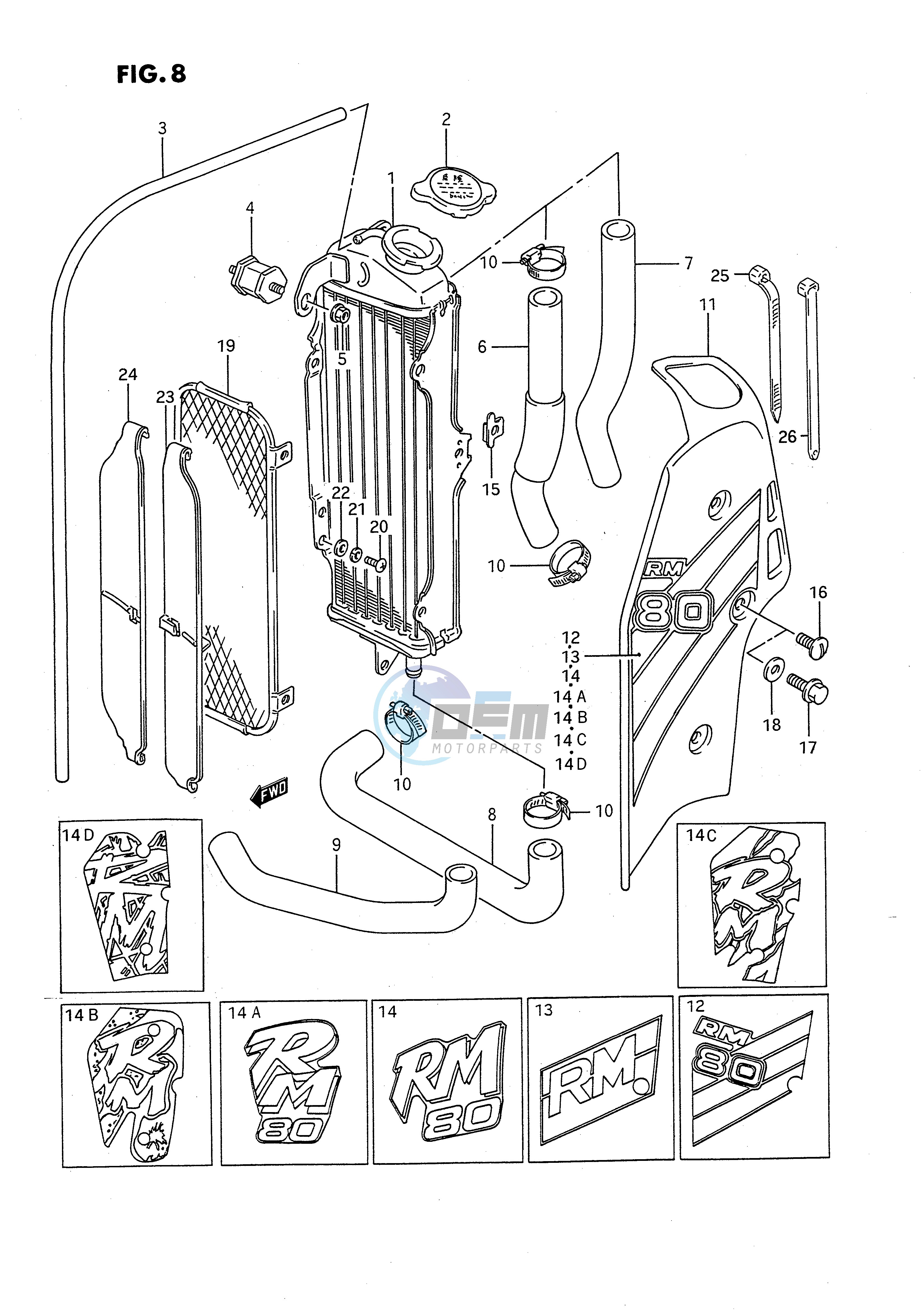 RADIATOR (MODEL G H K L M N P)