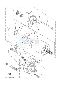 YFM350R YFM350RB RAPTOR 350 (10P9 10P9) drawing STARTING MOTOR