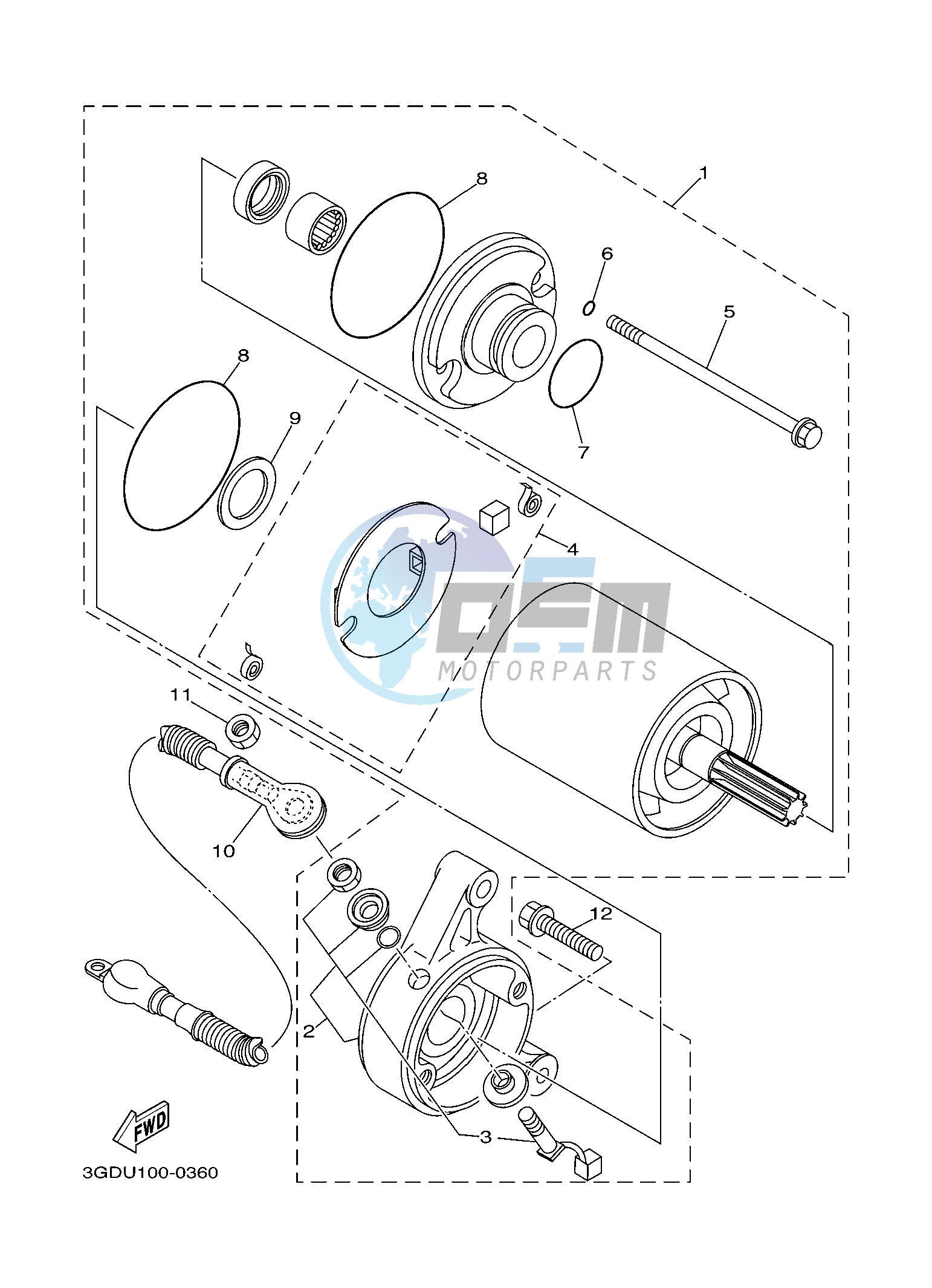 STARTING MOTOR