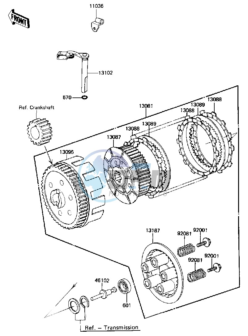 CLUTCH -- 84-85 C2_C3- -