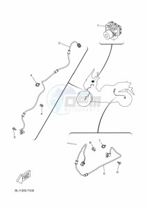 GPD155-A NMAX 150 (BBDG) drawing TAILLIGHT