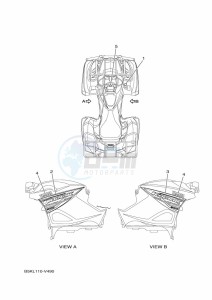 YFM700FWBD KODIAK 700 EPS (BGF1) drawing GRAPHICS