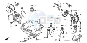 CBF600NA9 France - (F / ABS CMF) drawing OIL PAN/OIL PUMP