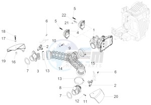 V7 Special - Stone 750 drawing Throttle body