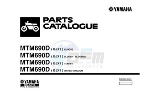 XSR700 MTM690D (BJX1) drawing Infopage-1