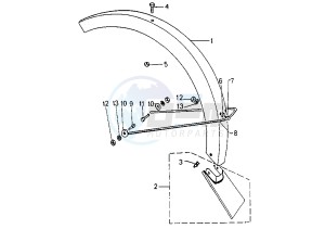 103 - 50 cc drawing FRONT FENDER MVLM