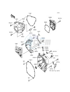 VERSYS 1000 KLZ1000BGF FR GB XX (EU ME A(FRICA) drawing Engine Cover(s)