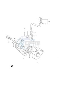 DF 9.9 drawing Throttle Control w/Remote Control