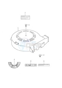 DF 115A drawing Ring Gear Cover