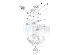 Audace 1400 USA-CND 1380 drawing Oil filters