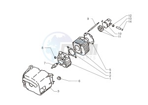 Ark AC 25 Silver-Glossy Black 50 drawing Cylinder-piston-wrist pin assy.