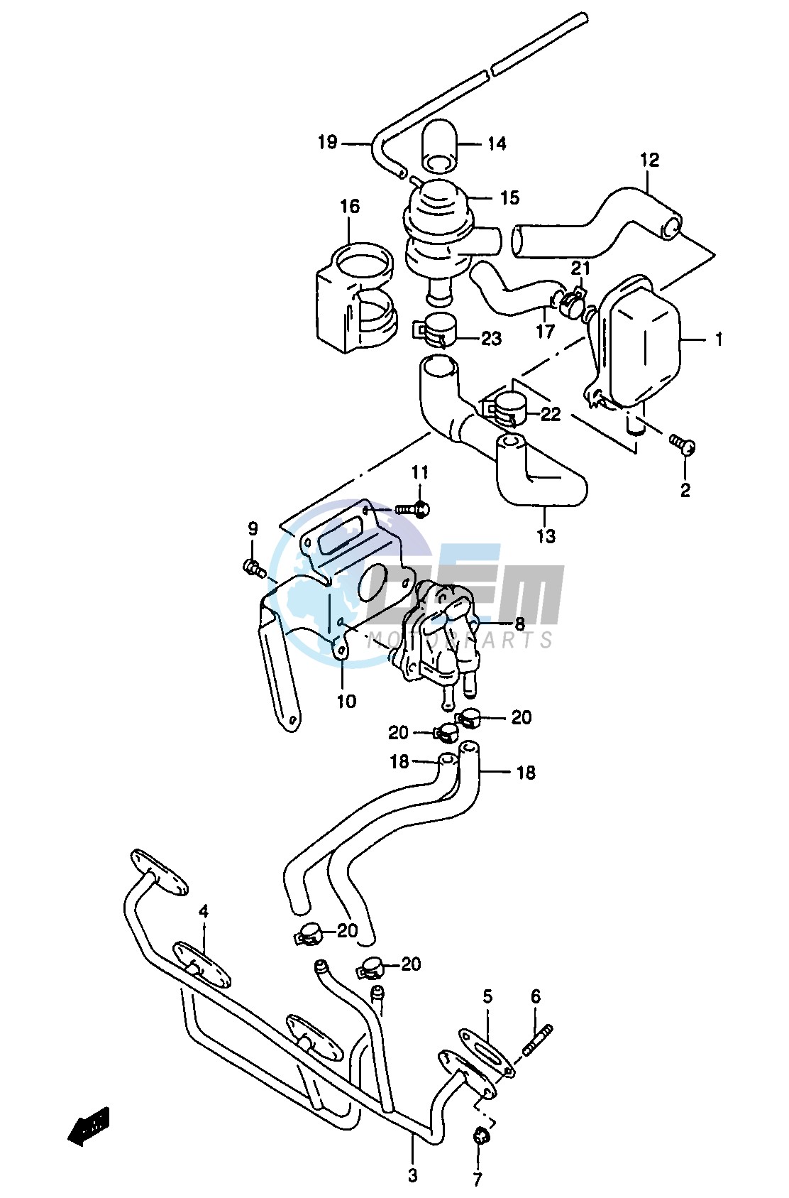 SECOND AIR (GSF1200SAV SAW SAX SAY E18)