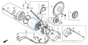 CN250 drawing STARTING MOTOR