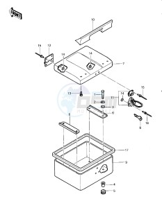 KLT 250 A [KLT250] (A2) [KLT250] drawing TRUNK -- 83 A2- -