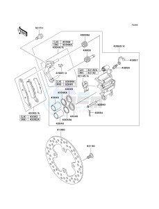 KVF700 D [PRAIRIE 700 4X4 TEAM GREEN SPECIAL EDITION] (6F) D6F drawing FRONT BRAKE