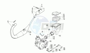 RS 50 drawing Exhaust unit