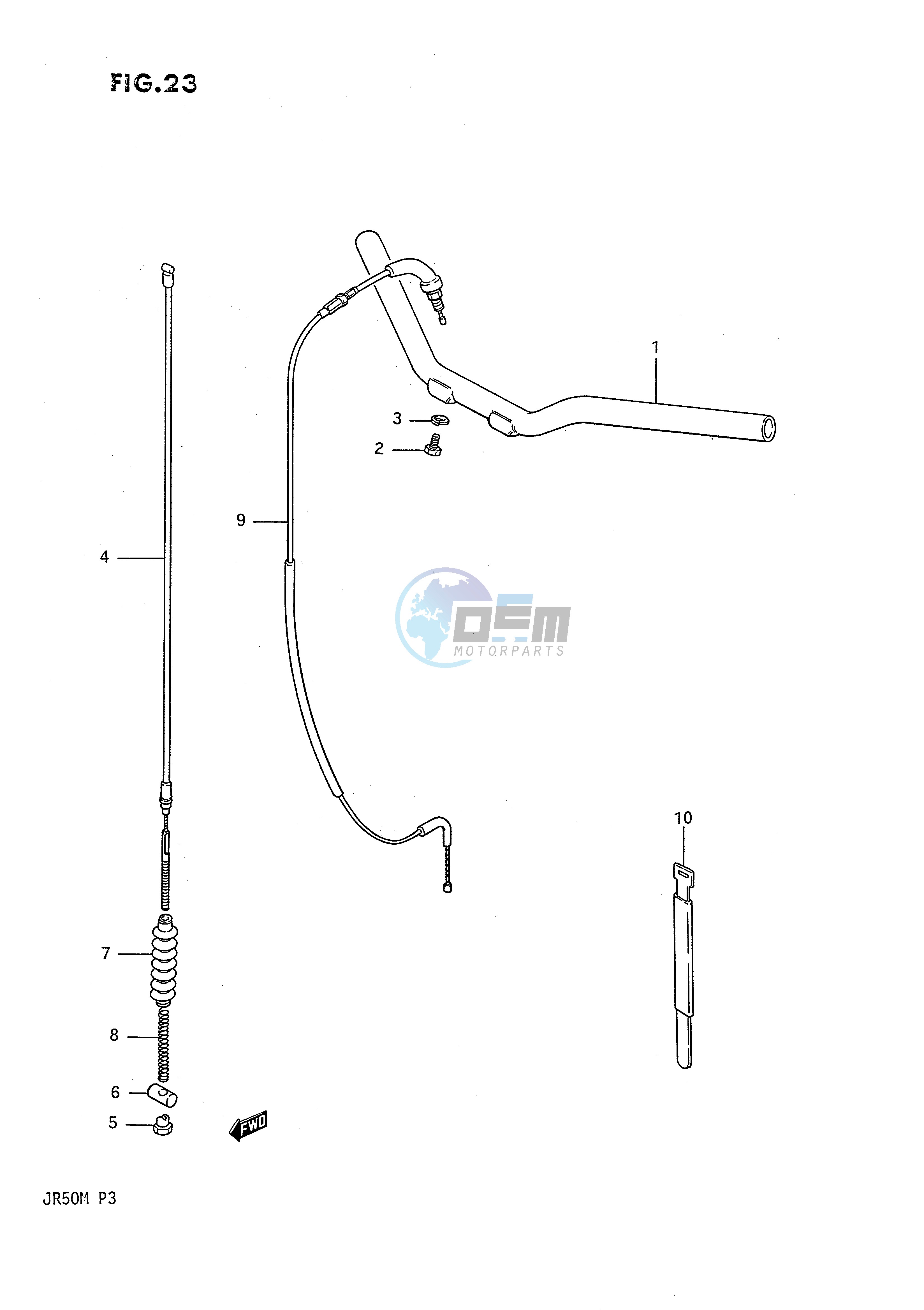 HANDLEBAR - CABLE