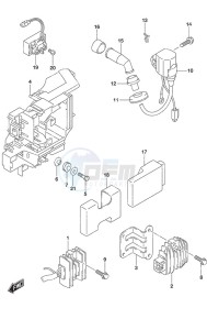 DF 25A drawing Rectifier/Ignition Coil