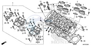 CBR1000S2H 2ED - (2ED) drawing CYLINDER HEAD