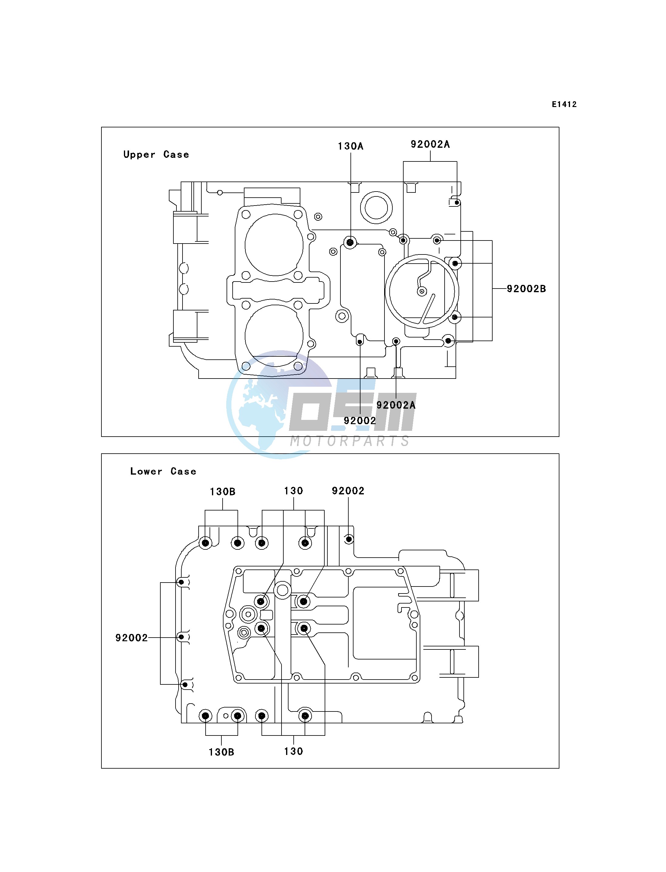 CRANKCASE BOLT PATTERN