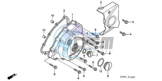 LEFT CRANKCASE COVER