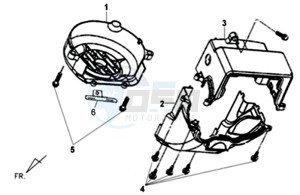 ALLO 50 drawing FLYWHEEL COVER