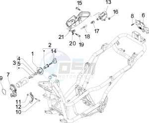 X7 125 ie Euro 3 drawing Locks